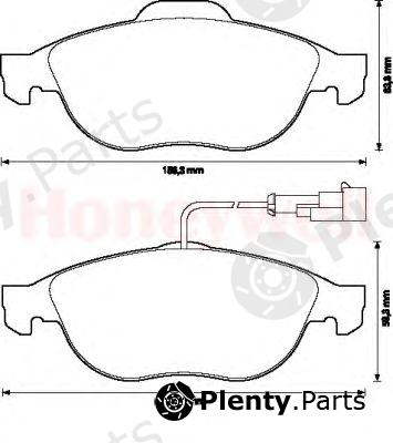  JURID part 571933J Brake Pad Set, disc brake