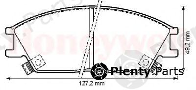  JURID part 572269J Brake Pad Set, disc brake