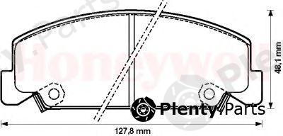  JURID part 572284J Brake Pad Set, disc brake