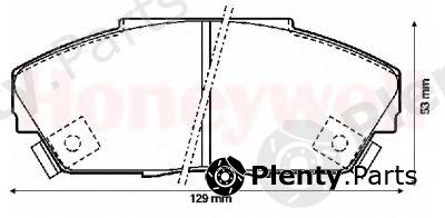  JURID part 572308J Brake Pad Set, disc brake