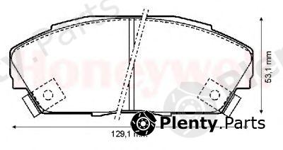 JURID part 572309J Brake Pad Set, disc brake