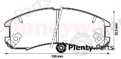  JURID part 572317J Brake Pad Set, disc brake