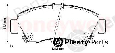  JURID part 572324J Brake Pad Set, disc brake
