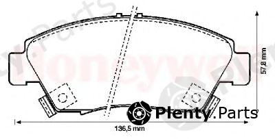  JURID part 572340J Brake Pad Set, disc brake