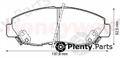  JURID part 572349J Brake Pad Set, disc brake