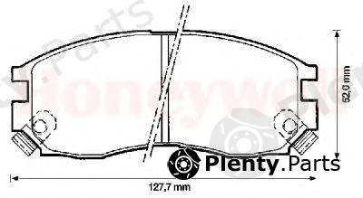  JURID part 572381J Brake Pad Set, disc brake