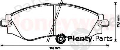  JURID part 572407J Brake Pad Set, disc brake