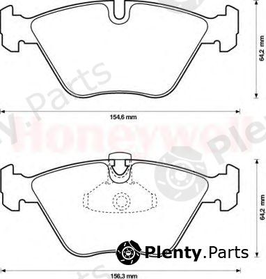  JURID part 573002J-AS (573002JAS) Brake Pad Set, disc brake