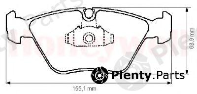  JURID part 571994J-AS (571994JAS) Brake Pad Set, disc brake