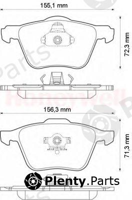  JURID part 573142J-AS (573142JAS) Brake Pad Set, disc brake