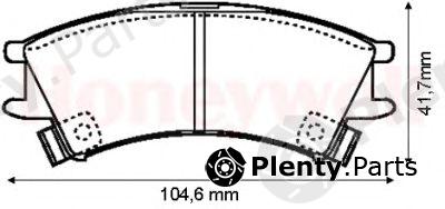  JURID part 572401J Brake Pad Set, disc brake