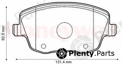  JURID part 573101J Brake Pad Set, disc brake