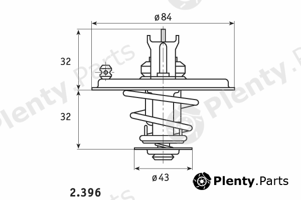  BEHR THERMOT-TRONIK part 2.396.85.346 (239685346) Thermostat, coolant