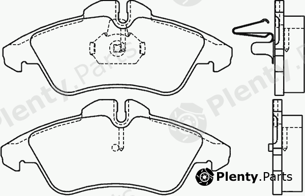  MINTEX part MDB1739 Brake Pad Set, disc brake