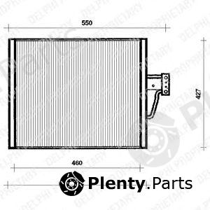  DELPHI part TSP0225018 Condenser, air conditioning