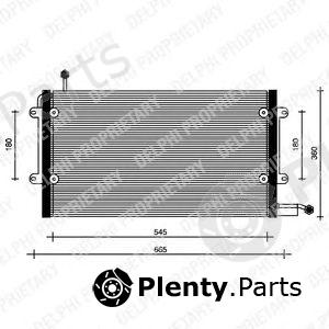  DELPHI part TSP0225072 Condenser, air conditioning