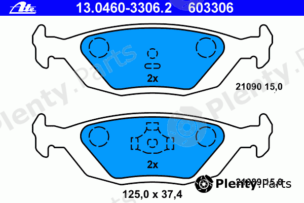  ATE part 13.0460-3306.2 (13046033062) Brake Pad Set, disc brake