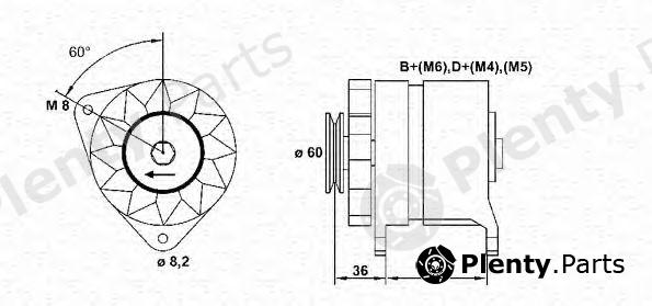  MAGNETI MARELLI part 054022604010 Alternator