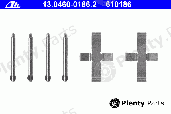  ATE part 13.0460-0186.2 (13046001862) Accessory Kit, disc brake pads