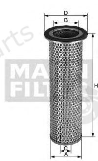  MANN-FILTER part C19157 Secondary Air Filter