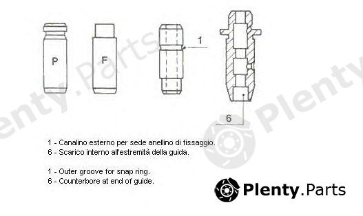  METELLI part 01-2596 (012596) Valve Guides