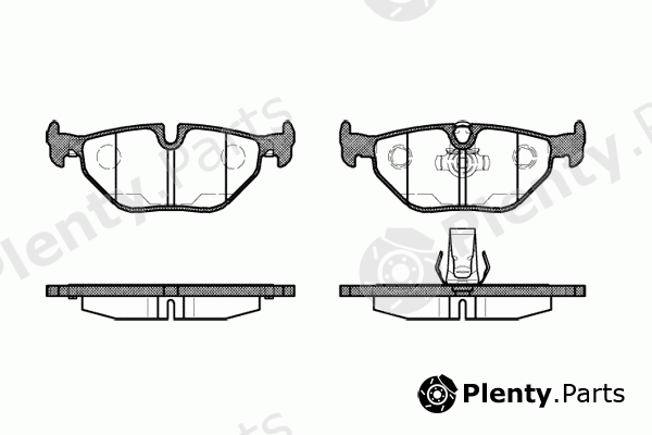  ROADHOUSE part 2265.15 (226515) Brake Pad Set, disc brake