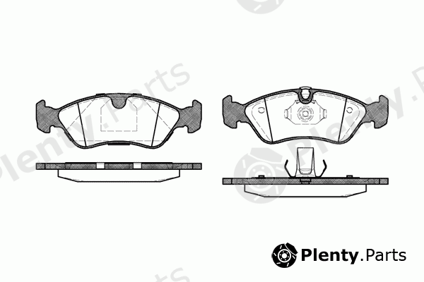  ROADHOUSE part 2286.50 (228650) Brake Pad Set, disc brake