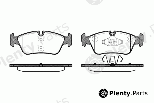 ROADHOUSE part 2384.60 (238460) Brake Pad Set, disc brake