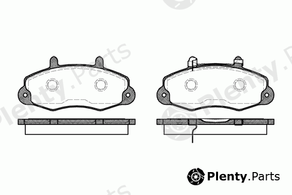  ROADHOUSE part 2391.02 (239102) Brake Pad Set, disc brake