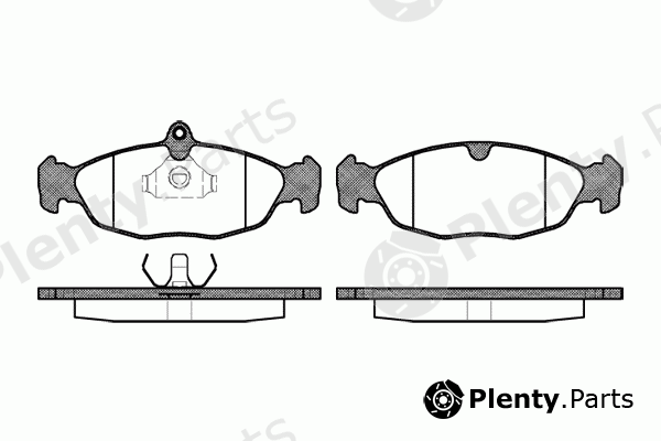  ROADHOUSE part 2393.00 (239300) Brake Pad Set, disc brake