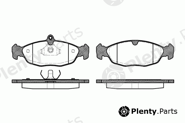  ROADHOUSE part 2393.20 (239320) Brake Pad Set, disc brake