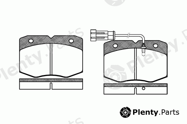  ROADHOUSE part 2435.12 (243512) Brake Pad Set, disc brake