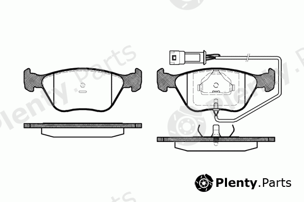  ROADHOUSE part 2437.02 (243702) Brake Pad Set, disc brake