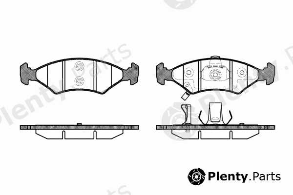  ROADHOUSE part 2502.22 (250222) Brake Pad Set, disc brake