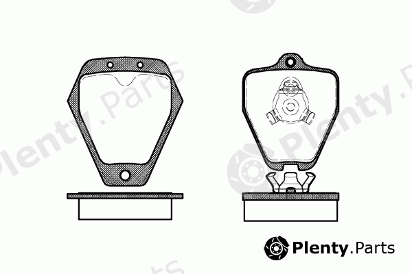  ROADHOUSE part 2508.10 (250810) Brake Pad Set, disc brake