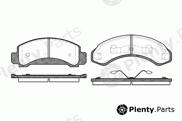  ROADHOUSE part 2572.00 (257200) Brake Pad Set, disc brake
