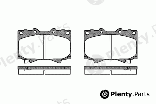  ROADHOUSE part 2707.04 (270704) Brake Pad Set, disc brake
