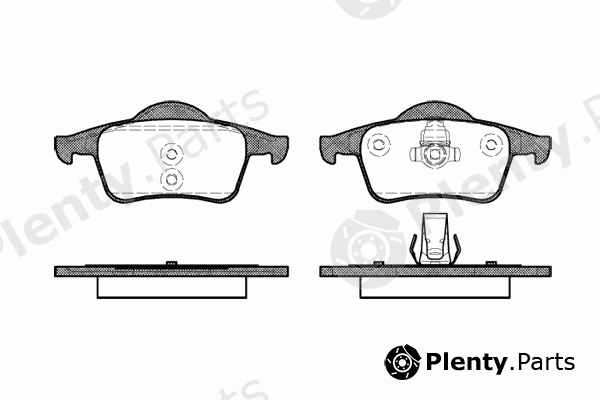  ROADHOUSE part 2714.00 (271400) Brake Pad Set, disc brake