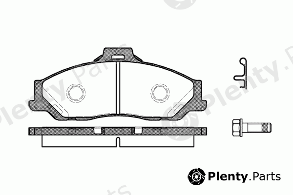  ROADHOUSE part 2730.01 (273001) Brake Pad Set, disc brake