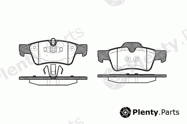  ROADHOUSE part 2991.10 (299110) Brake Pad Set, disc brake