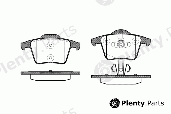  ROADHOUSE part 21044.00 (2104400) Brake Pad Set, disc brake