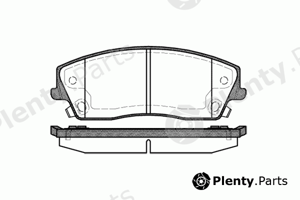  ROADHOUSE part 21126.08 (2112608) Brake Pad Set, disc brake