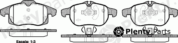  ROADHOUSE part 2888.40 (288840) Brake Pad Set, disc brake
