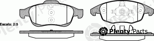  ROADHOUSE part 21248.00 (2124800) Brake Pad Set, disc brake