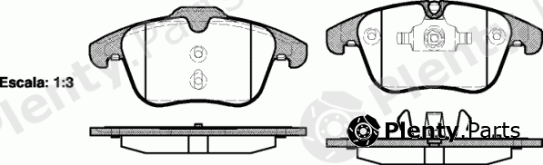  REMSA part 1219.00 (121900) Brake Pad Set, disc brake