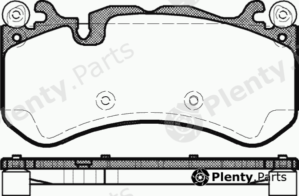  REMSA part 1300.00 (130000) Brake Pad Set, disc brake