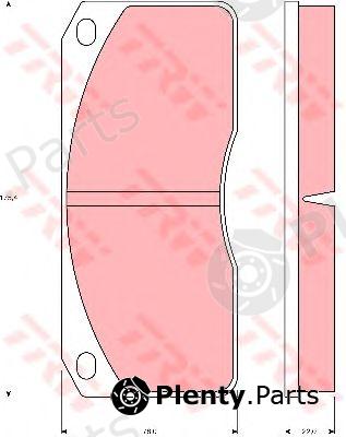  TRW part GDB5056 Brake Pad Set, disc brake