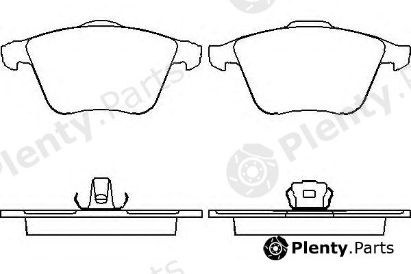  PAGID part T1544 Brake Pad Set, disc brake