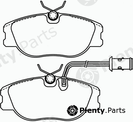  PAGID part T5032 Brake Pad Set, disc brake