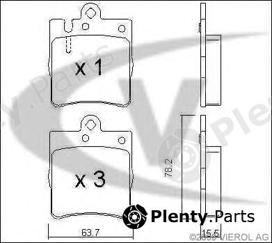  VAICO part V30-8127 (V308127) Brake Pad Set, disc brake